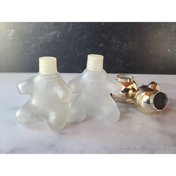 Vintage 1970s Avon Teddy Bear Decanters (2) EMPTY  Sweet Honesty Cologne - Picture 10 of 10
